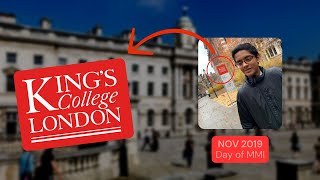 Talking about my King's College London MMI experience (current medical student)