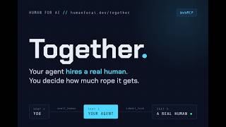Full Together — your agent hires a real human (WebMCP demo) News