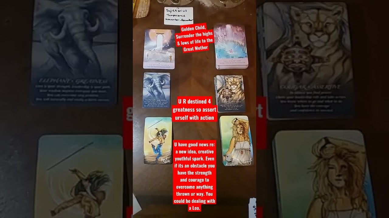 Solar Eclipse Message  - Sagittarius: Golden Child, Surrender the ⬆️ & ⬇️ of life 2 the Great Mother