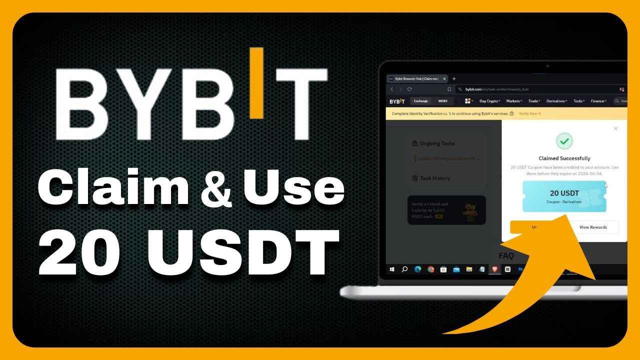 How To Use Bybit 20 USDT Coupon | Claim & Use Your 20 USDT Coupon (Easiest  20 USDT)