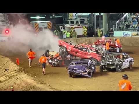 Wipeout Heat of the Juab County Demolition Derby........featuring Jace & Landon Cox!