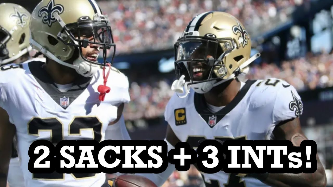 Saints DEFENSE Forces 3 Turnovers vs Patriots!
