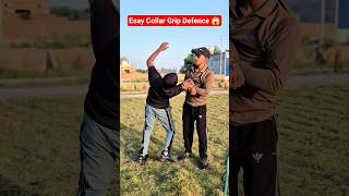 Esay Collar Grip Defence 😱🥋 #selfdefence #judo #viral #selfdefense #explore