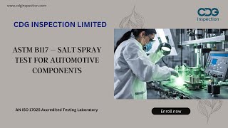 Astm B117 Salt Spray Test For Automotive Components Ensuring Corrosion Resistance & Durability