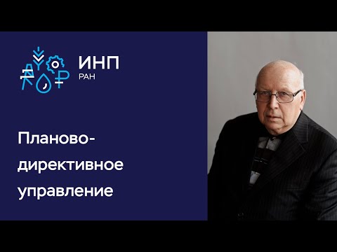 Плановое-директивное управление экономикой: когда оно хорошо работает? Проблемы и перспективы.