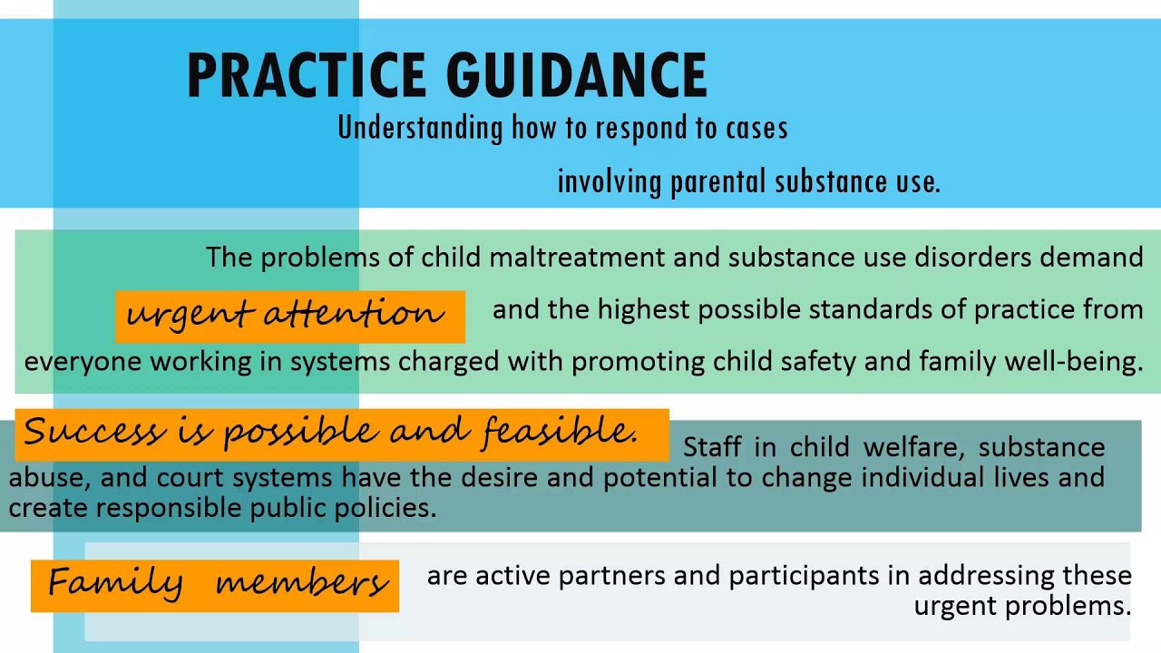Identifying Substance Use as a Risk Factor in Child Welfare Cases and Understanding How to Respond