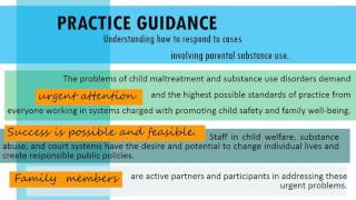 Identifying Substance Use as a Risk Factor in Child Welfare Cases and Understanding How to Respond