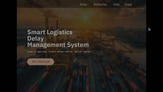 Smart Logistics Delay Management System | Prototype Submission | Sparkathon 2025