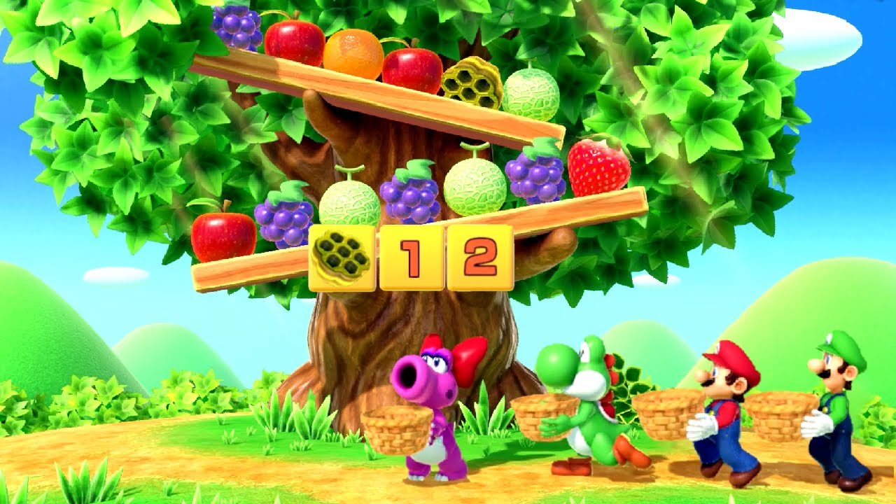 Mario Party Superstars Minigames - Mario vs Luigi vs Yoshi vs Birdo (Master CPU)