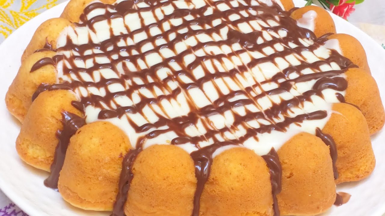 كيك مول الوردة بكريمة الفاني الفخامة والاقتصاد4k في نفس الوقت طوووب⁉️