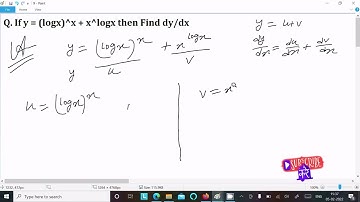 Differentiate (logx)^x + x^log x with respect to x