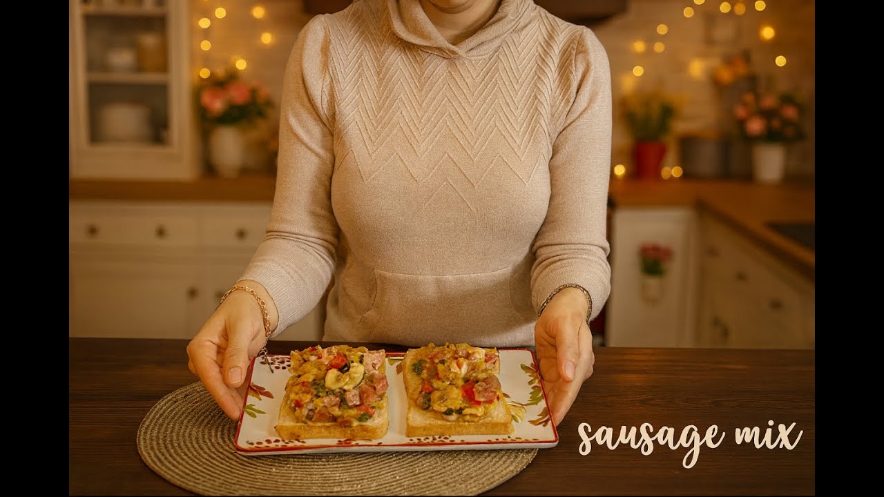 Ultimate Cheesy Sausage & Apple Toast Recipe – Easy 5-Minute Delicious Snack!