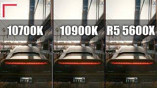 Intel i7-10700K vs Intel i9-10900K vs AMD Ryzen 5 5600X — Test in 10 Games! [1080p, 1440p, 4K]
