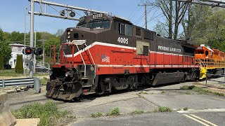 Gardner Switcher 🍫 Crosses South Main St & Departs for Worcester W/ Loads Picked Up From BERX