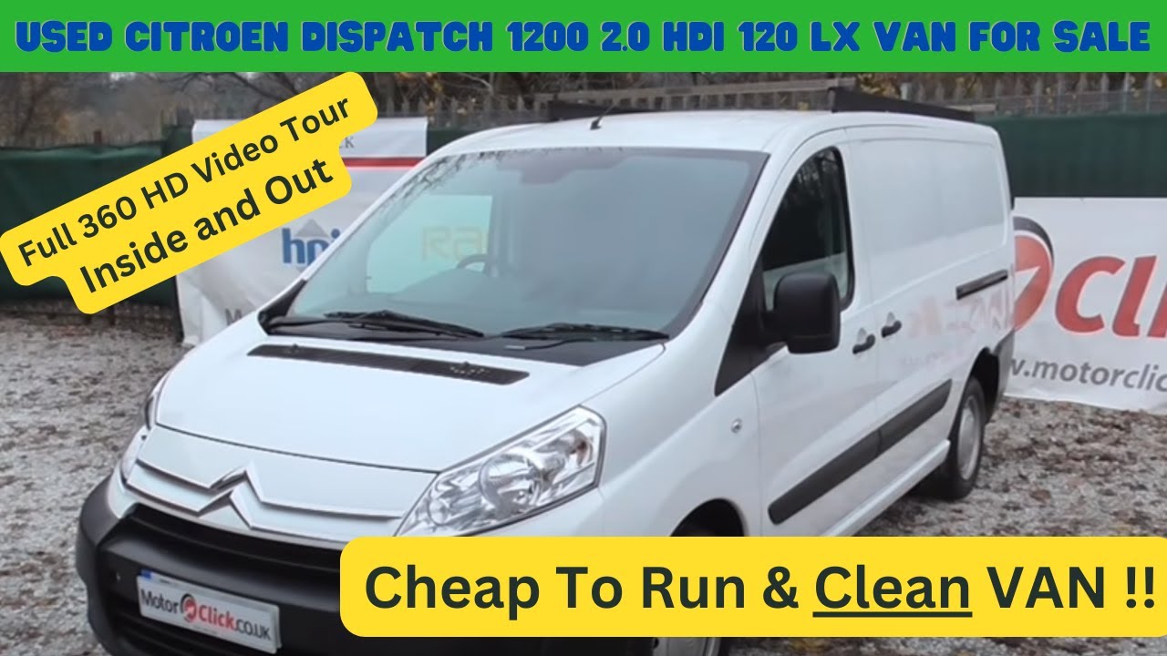 used citroen dispatch vans for sale