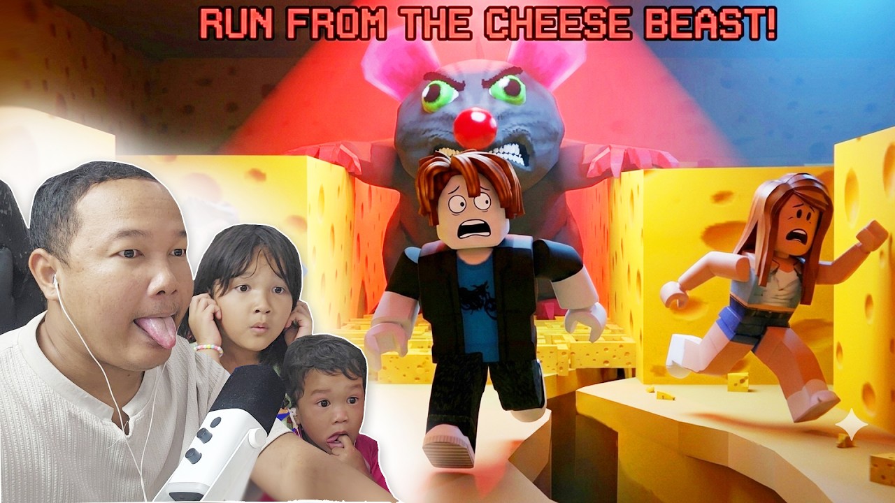 បិសាចកណ្ដុរធំណាស់🤣! Cheese Escape Roblox Cambodia