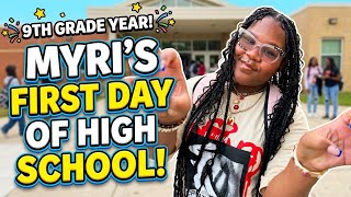 FIRST DAY OF HIGH SCHOOL!