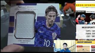 高級版サッカーカード開封!mine bgbpb soccer 2018 panini national treasures 1case 2018 06 22