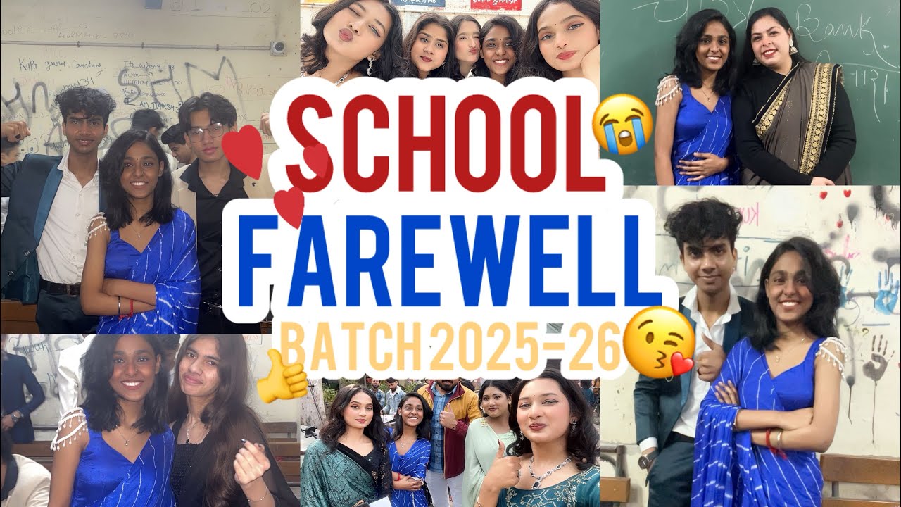 Vlog:20 || School farewell (Batch 2025-26) || Anamika vlogs || 