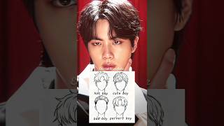 Jin In Different Hairstyle