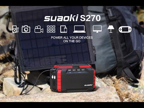 Introducing Suaoki S270: The Portable Charging Station and Solar Generator