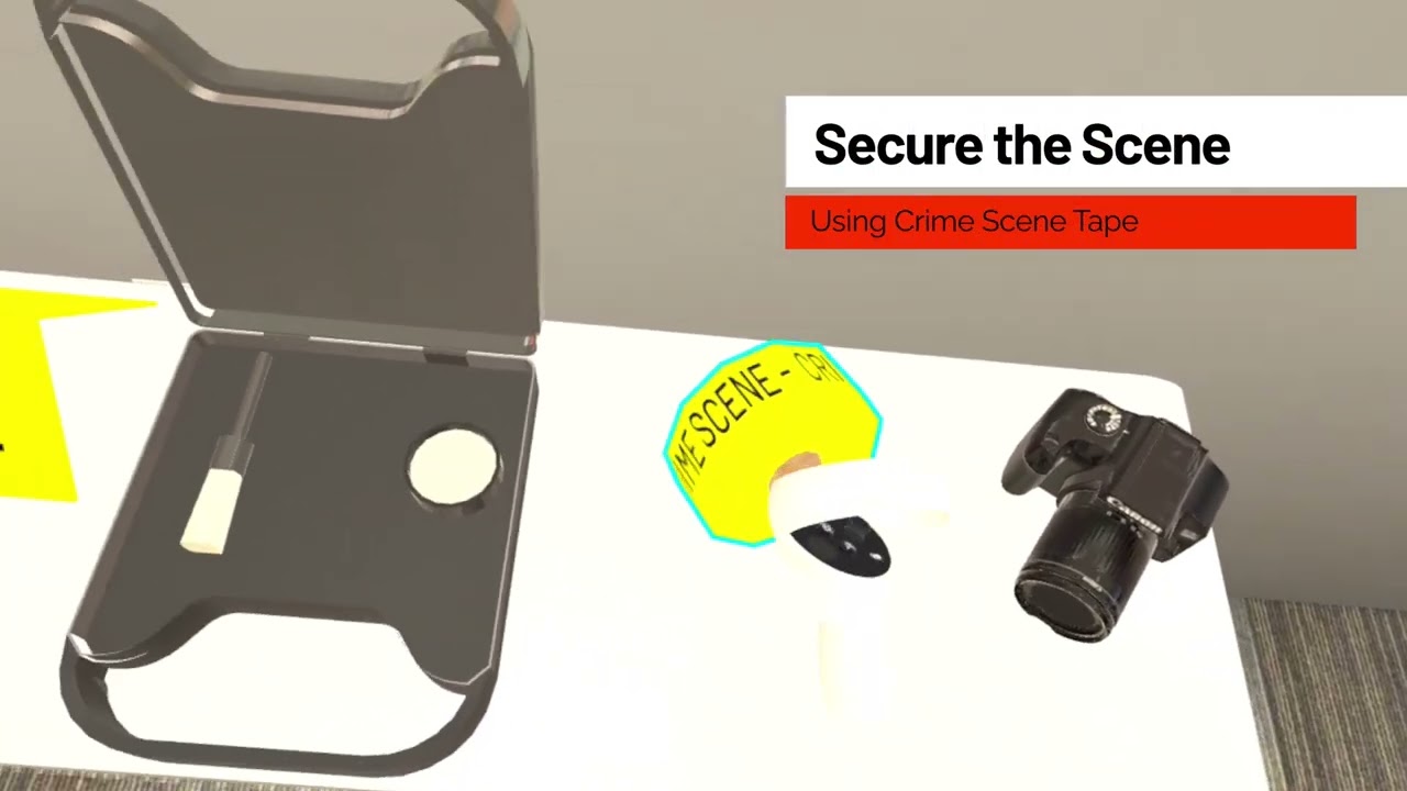 Virtual Reality Crime Scene Training for Police | Luminous XR Demo