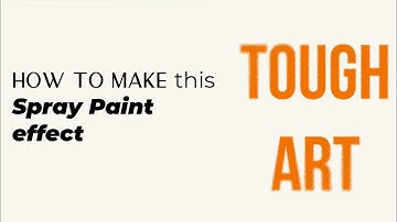 Spray Paint effect Photoshop Tutorial