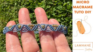 Tutoriel Bracelet micro macramé "Zelda"