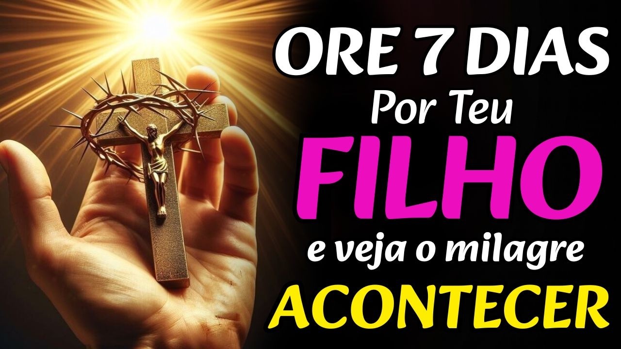 SANGUE DE CRISTO entra AGORA na Dor do MEU FILHO e Cura a sua Mente. OUÇA E VEJA O MILAGRE ACONTECER