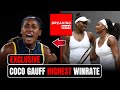 COCO GAUFF CLAIMS HIGHEST WIN RATE IN WTA HISTORY!