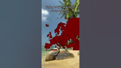 Trying to get sub from every country #europe #geography #mapping #geotuber #history #shorts