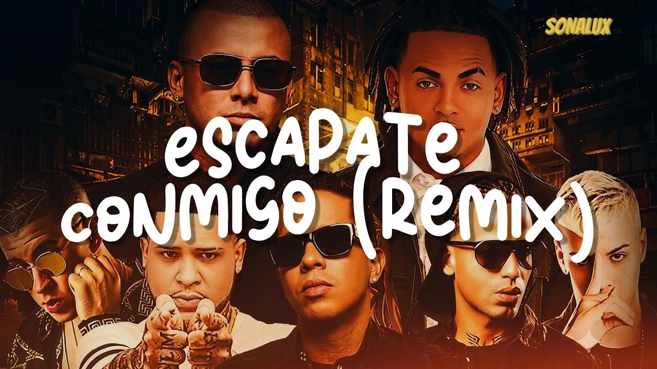 #Wisin - Escápate Conmigo RMX ft. Ozuna, Bad Bunny, De La Ghetto, Arcángel, Noriel, Almighty (Letra)