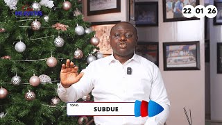 Download Lagu Open Heavens Devotional for today 22-01-2026 || SUBDUE MP3