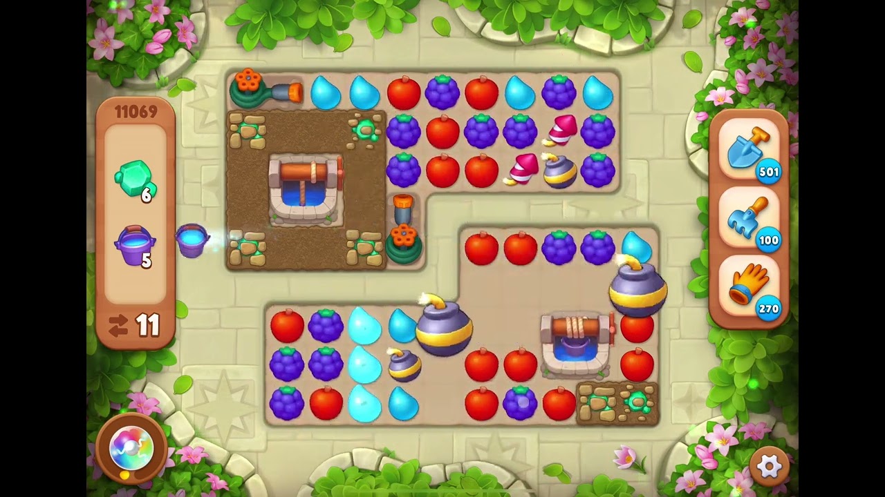 GardenScapes Level 11069 no boosters