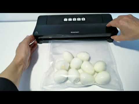 Вакуумний пакувальник, вакууматор Silver Crest SV 125 C3 Black (125 Вт, Sous-Vide, Німеччина), видео 3