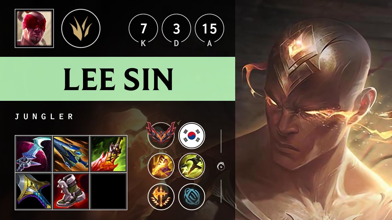 Lee Sin Jungle vs Sylas - KR Grandmaster Patch 25.16