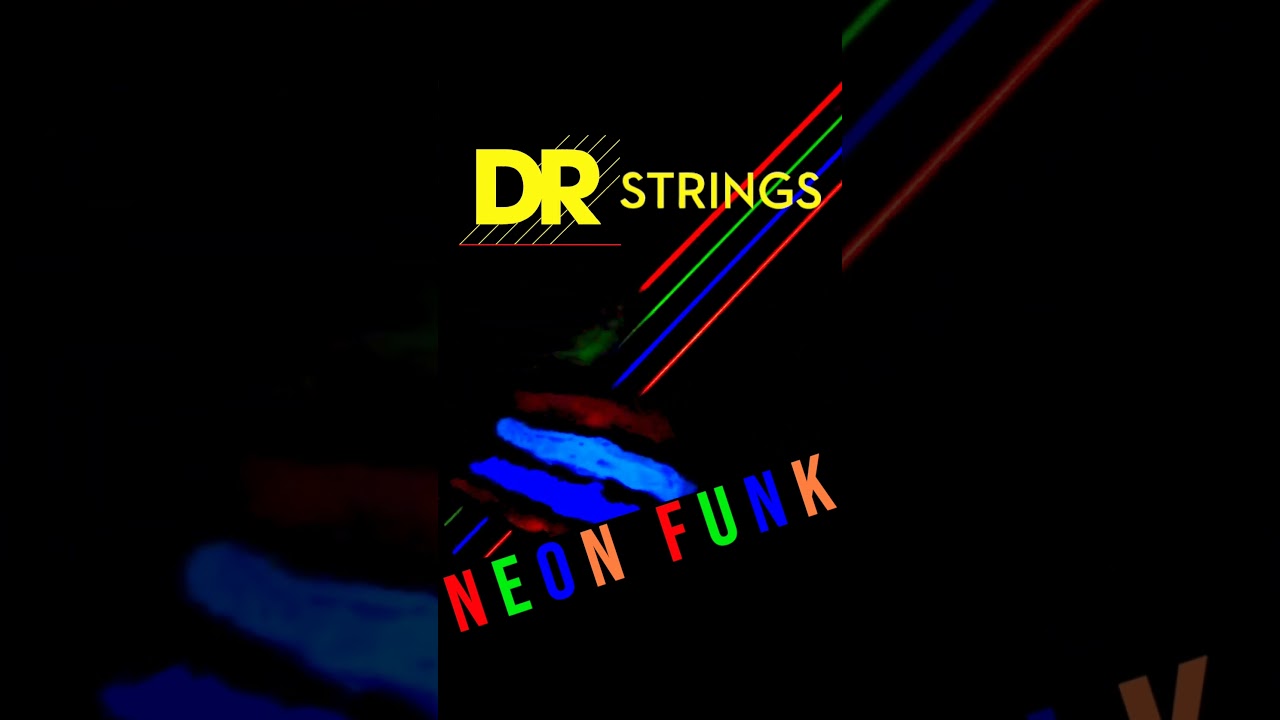 DR NEON MULTI-COLOR BASS STRINGS 