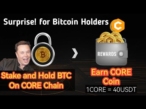 After Bitcoin Halving, Stake BTC on CORE Chain and earn CORE token rewards