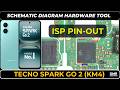 Tecno Spark Go 2 (KM4) ISP Pinout & eMMC/UFS Dump | Full Connection jumper | DMR SOLUTION