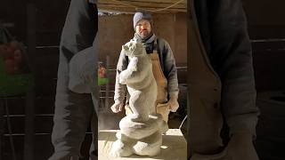 Information Carving A STANDING BEAR #soapstone News
