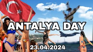 "23 Nisan Celebrations at Antalya Konyaaltı Beach: A Spectacular Tribute to Youth and Sovereignty!"