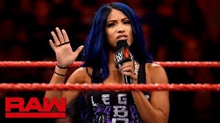Sasha Banks Reveals Her Motivations For Recent Attacks Raw, Aug. 26, 2019