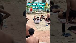 MORNING YOGA PRACTICE #viral #trendingpost #exploremore #manasadefenceacademy #likeandsubscribe