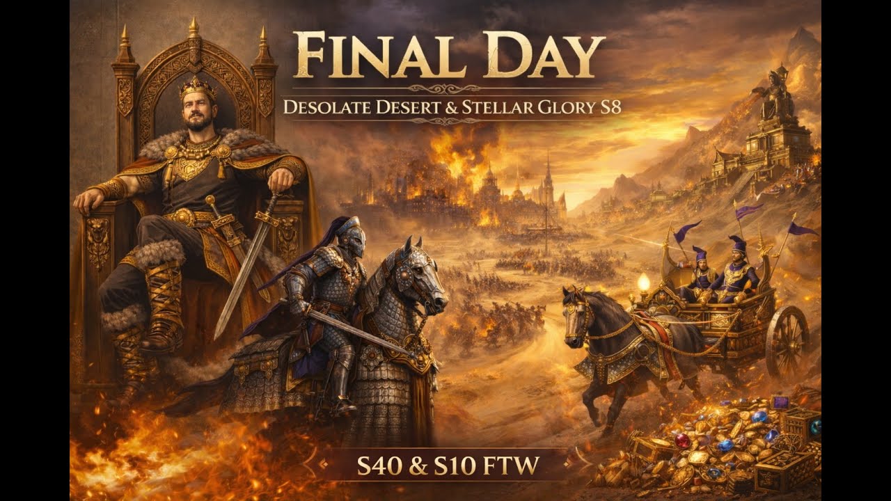 Final Day | Desolate Desert & Stellar Glory S8 | S40 & S10 FTW | AOEM