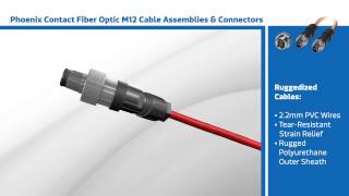 New This Week at Mouser Electronics – Phoenix Contact Fiber Optic M12 Cables & Connectors