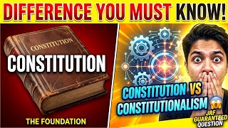 Constitution vs Constitutionalism Explained 🔥 | Dicey, Locke, Schmitt | NET JRF Political Science
