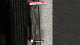 Batterie PC Portable Originale Clevo W540BAT-6 6-87-W540S-427 6-87-W540S-4271 11.1V 4400mAh 48.84Wh