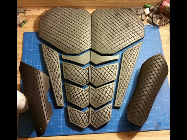 How to make clean straight detail lines in EVA foam cosplay armor