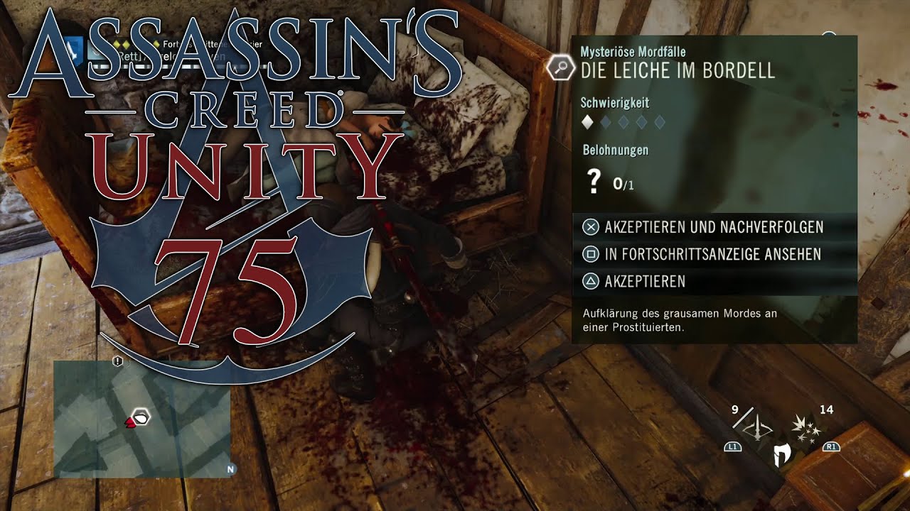 Assasins Creed Unity #75, Fall: Leiche im Bordell, #PS4 German Lets ...