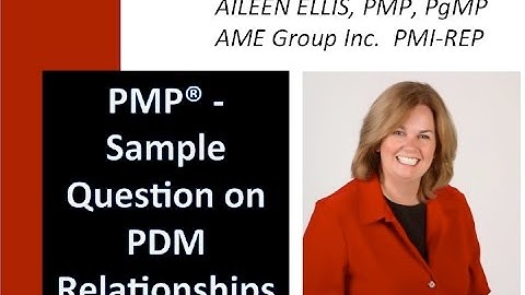 PMP Exam Prep - Precedence Diagramming Methods (PDM) with Aileen
